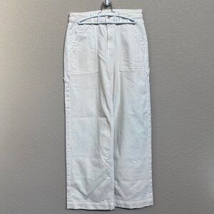 American Eagle Cream Utility Cargo Pants | Stretch | Size 4 🤍